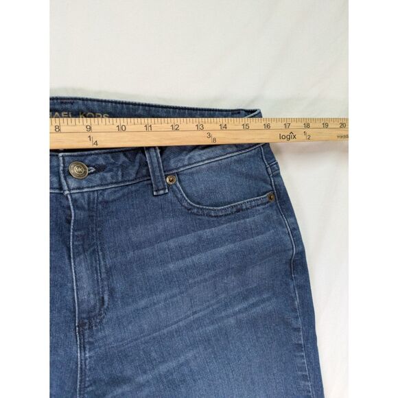 Michael Kors Jeans Womens 8 Raw Hem Cropped Denim‎ Pants - Picture 8 of 9